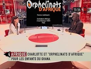Charlotte invitée dans l'émission I>Afrique présentée par Joseph Andjou (janvier 2005).